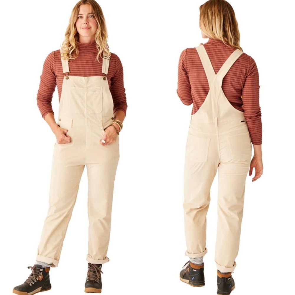 Carve Designs Jason Cord Overall In Cement Cream‎ Ivory Size 2 Outdoor Gorpcore